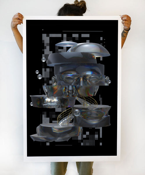 Dissection Print by Glass Crane