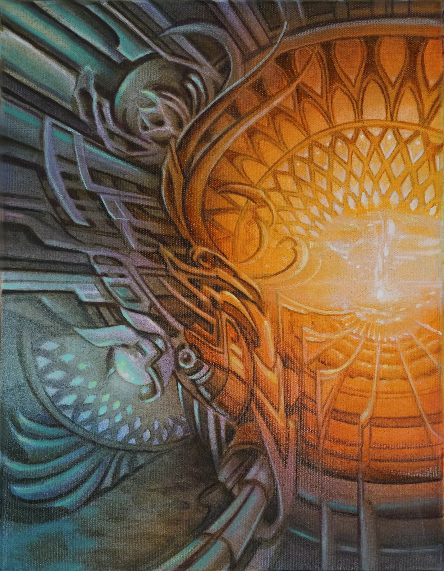 Through Dimensions Original Painting by Seth McMahon