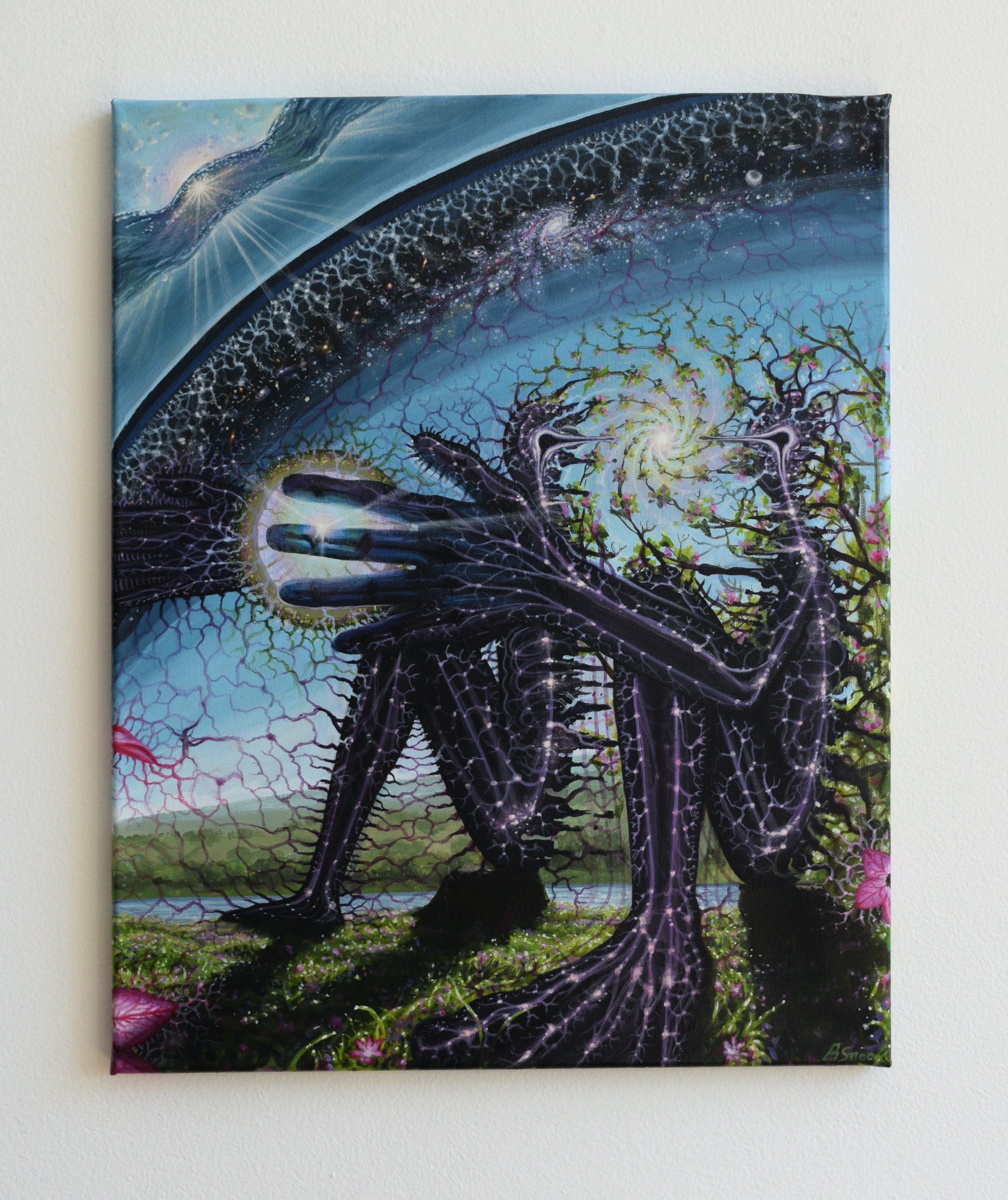 Symbiotic Universe Original Painting by Bradley Snook