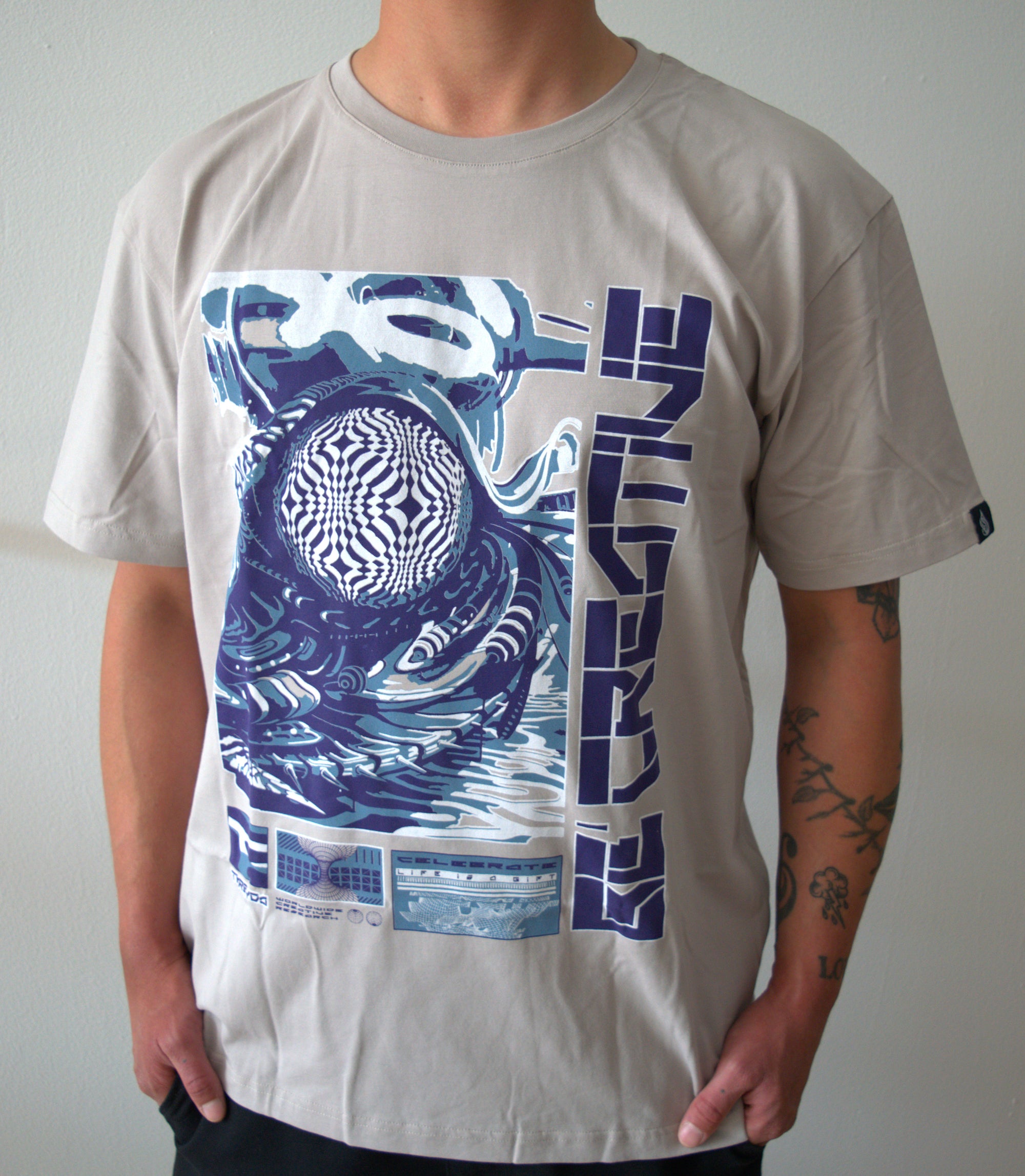 Oracle Screenprint Tee by Threyda x Apex