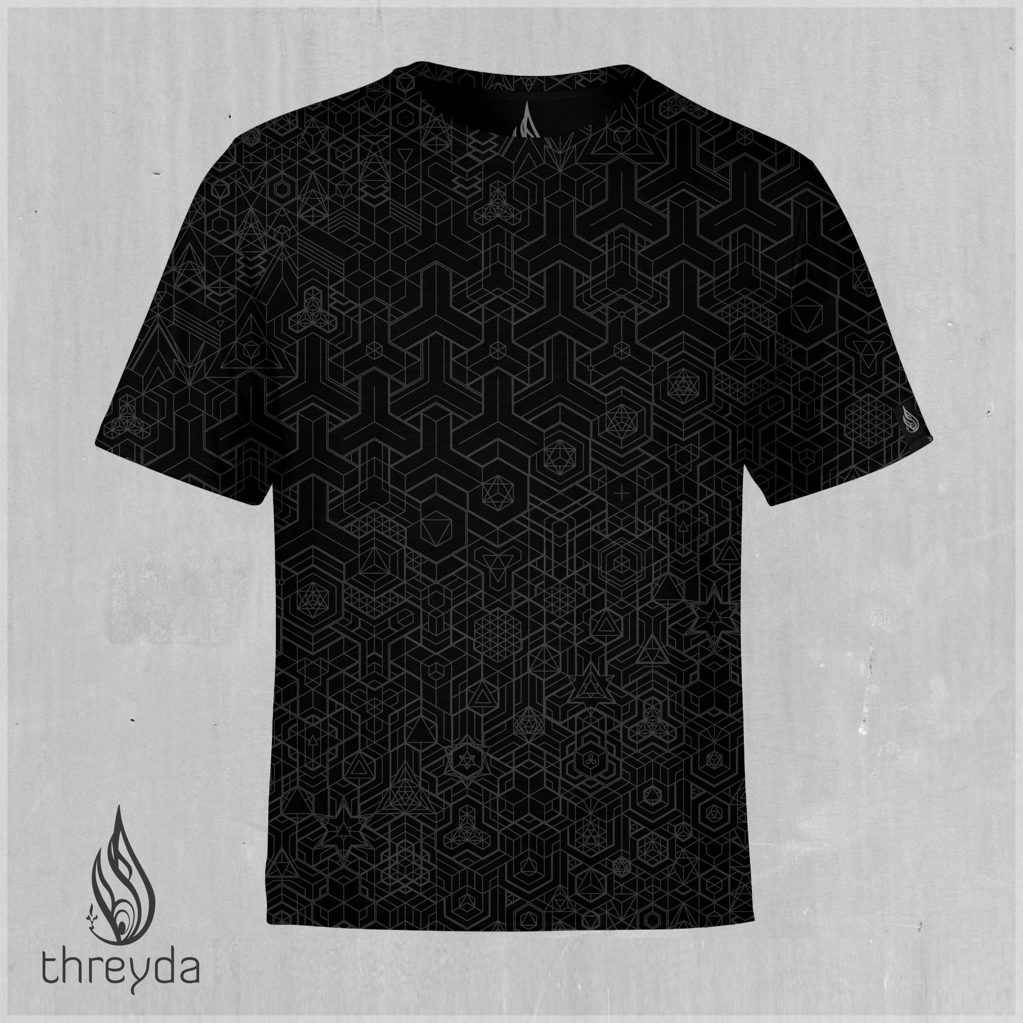 Interlinked Black Edition All Over Screenprint Tee by Kimi Takemura