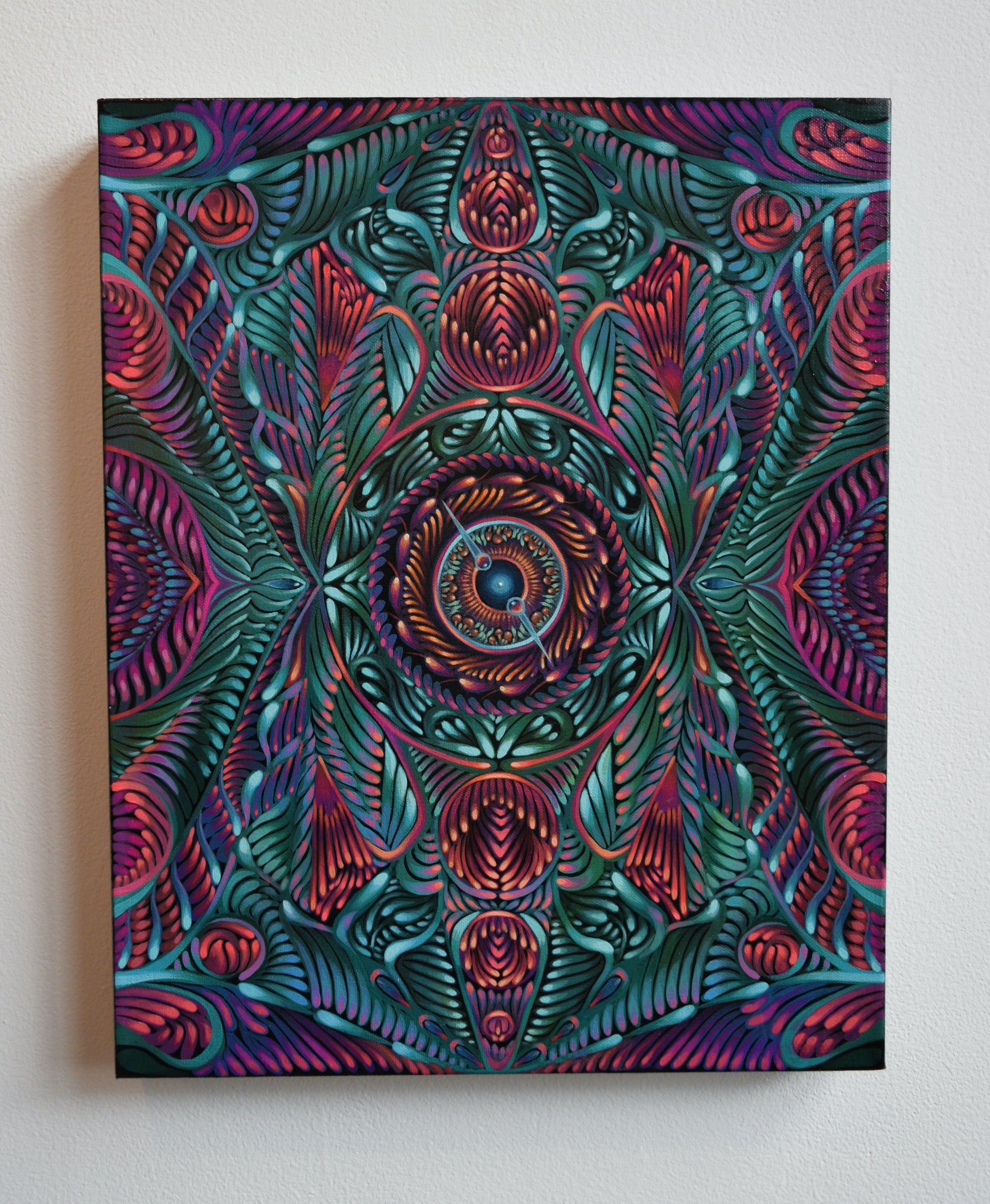 Shroom Bloom Original Painting by FlowStatePaint