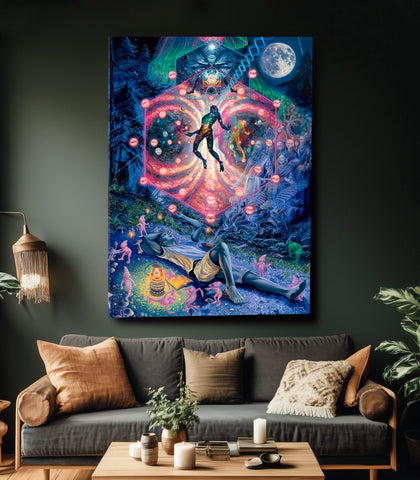 A Midsummer Night's Trip Canvas by Mear One