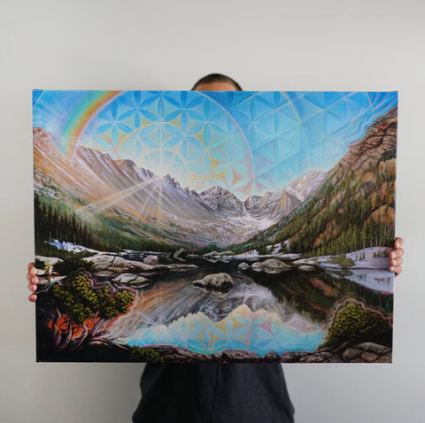 New Beginning Stretched Print by Morgan Mandala