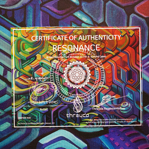 Resonance Stretched Canvas by Threyda x Apex