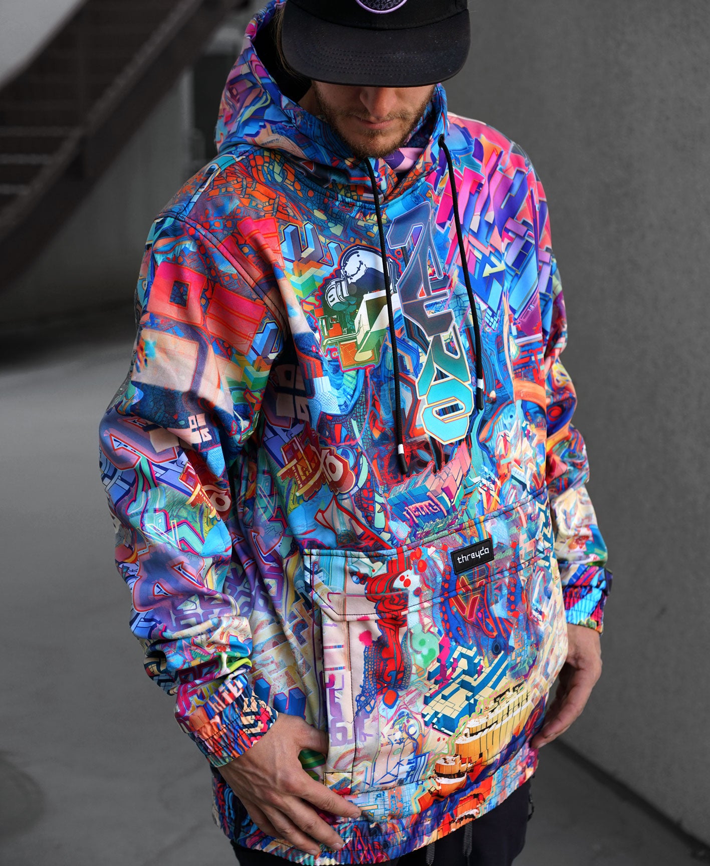 Lilith Waterproof Pullover Shell Jacket by Android Jones