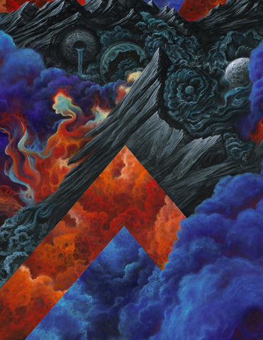 Let The Fires Burn Stretched Canvas by Anthony Hurd