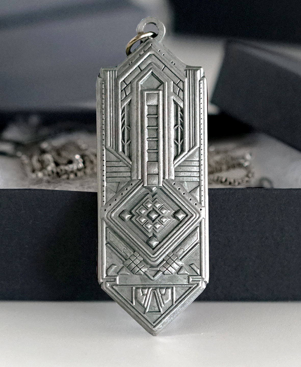 Ambrosia Antique Silver Pendant by Threyda