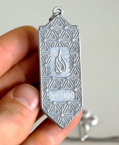 Ambrosia Antique Silver Pendant by Threyda