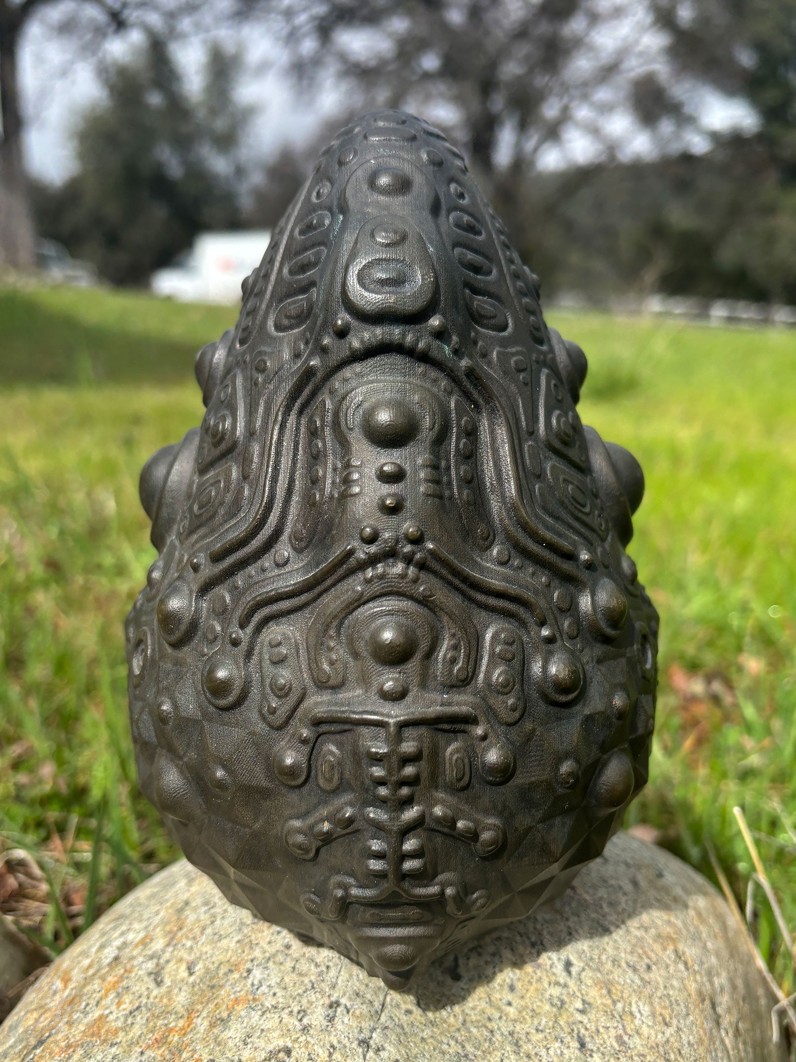 Bronze Egg Artifact Sculpture - 72 HOUR AUCTION