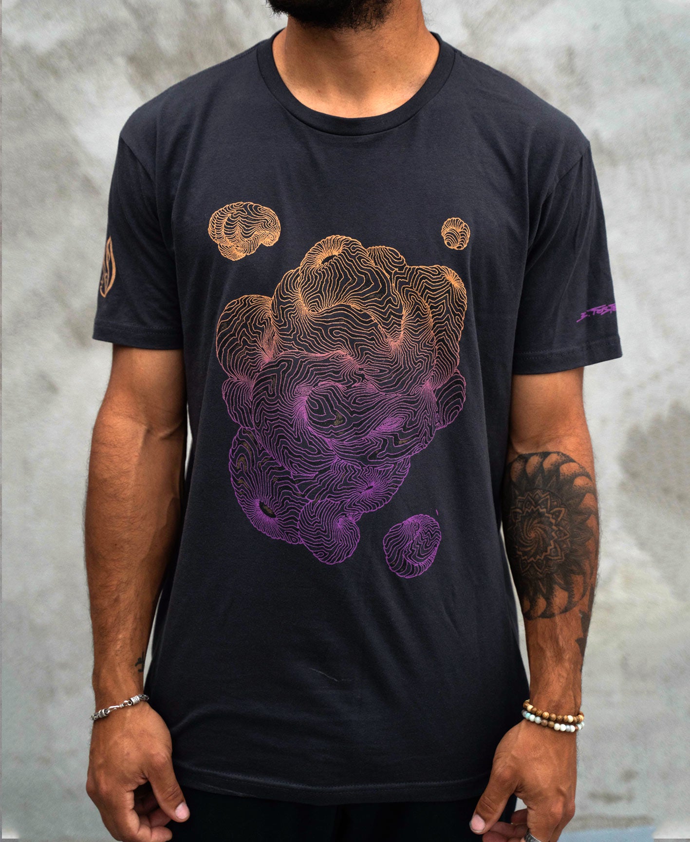 Wavy G Screenprint Tee by Blake Foster