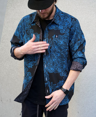 Kairos Lined Button Down Shirt by Threyda - Ships March