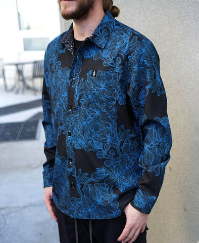 Kairos Lined Button Down Shirt by Threyda - Ships March