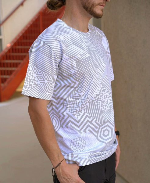 Rubix All Over Screenprint Tee by Corey Divine