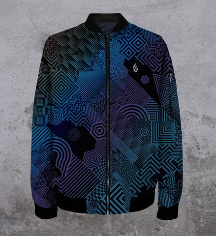 Gradient Women's Lightweight Bomber Jacket by Corey Divine - Ships April