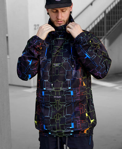 Spectral Waterproof Pullover Jacket by Glass Crane