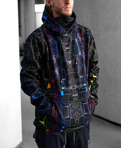 Spectral Waterproof Pullover Jacket by Glass Crane