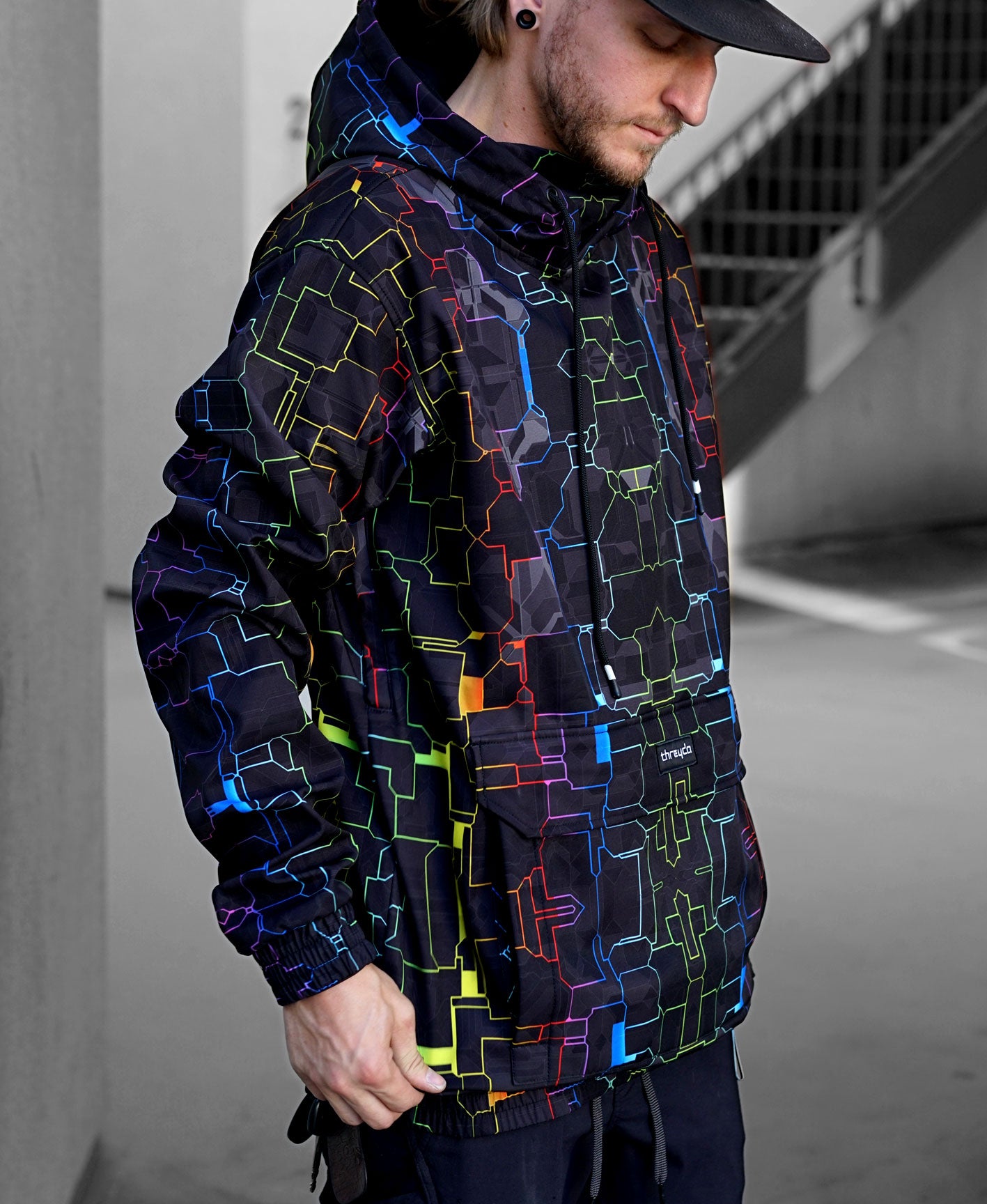 Prism Waterproof Pullover Jacket by Glass Crane