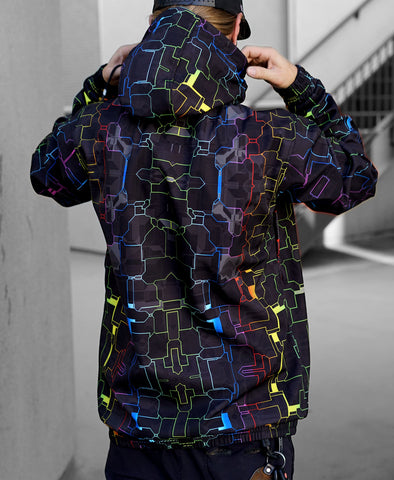 Prism Waterproof Pullover Jacket by Glass Crane