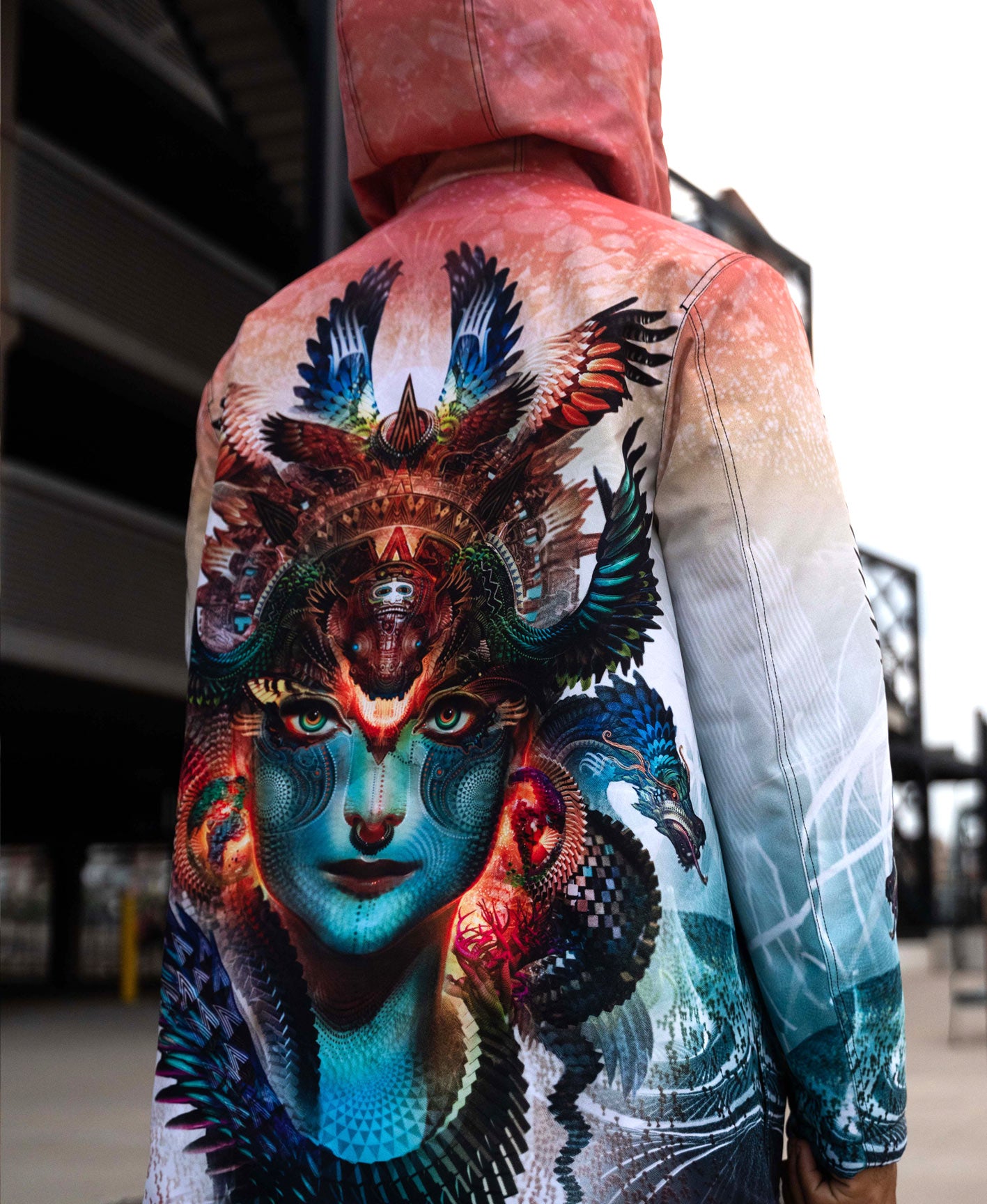 Dharma Dragon Reversible Jacket by Android Jones