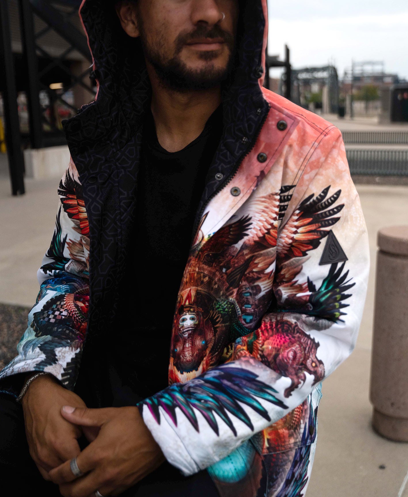 Dharma Dragon Reversible Jacket by Android Jones