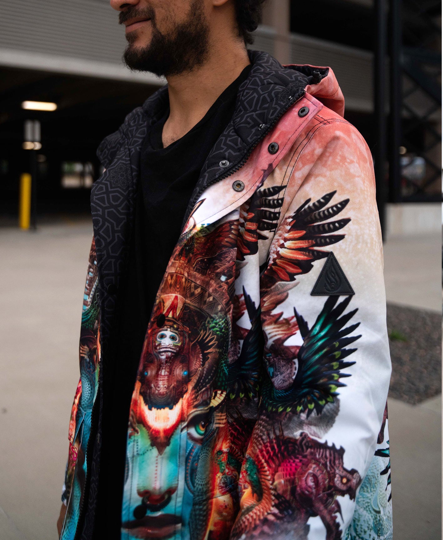 Dharma Dragon Reversible Jacket by Android Jones