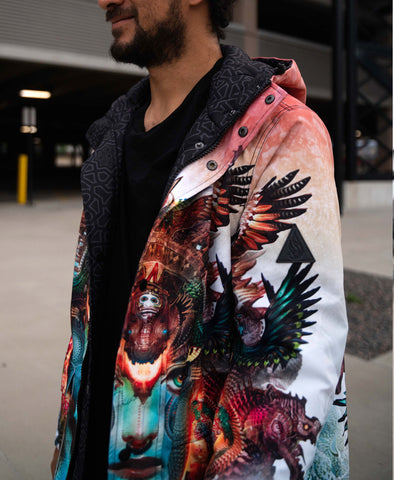 Dharma Dragon Reversible Jacket by Android Jones