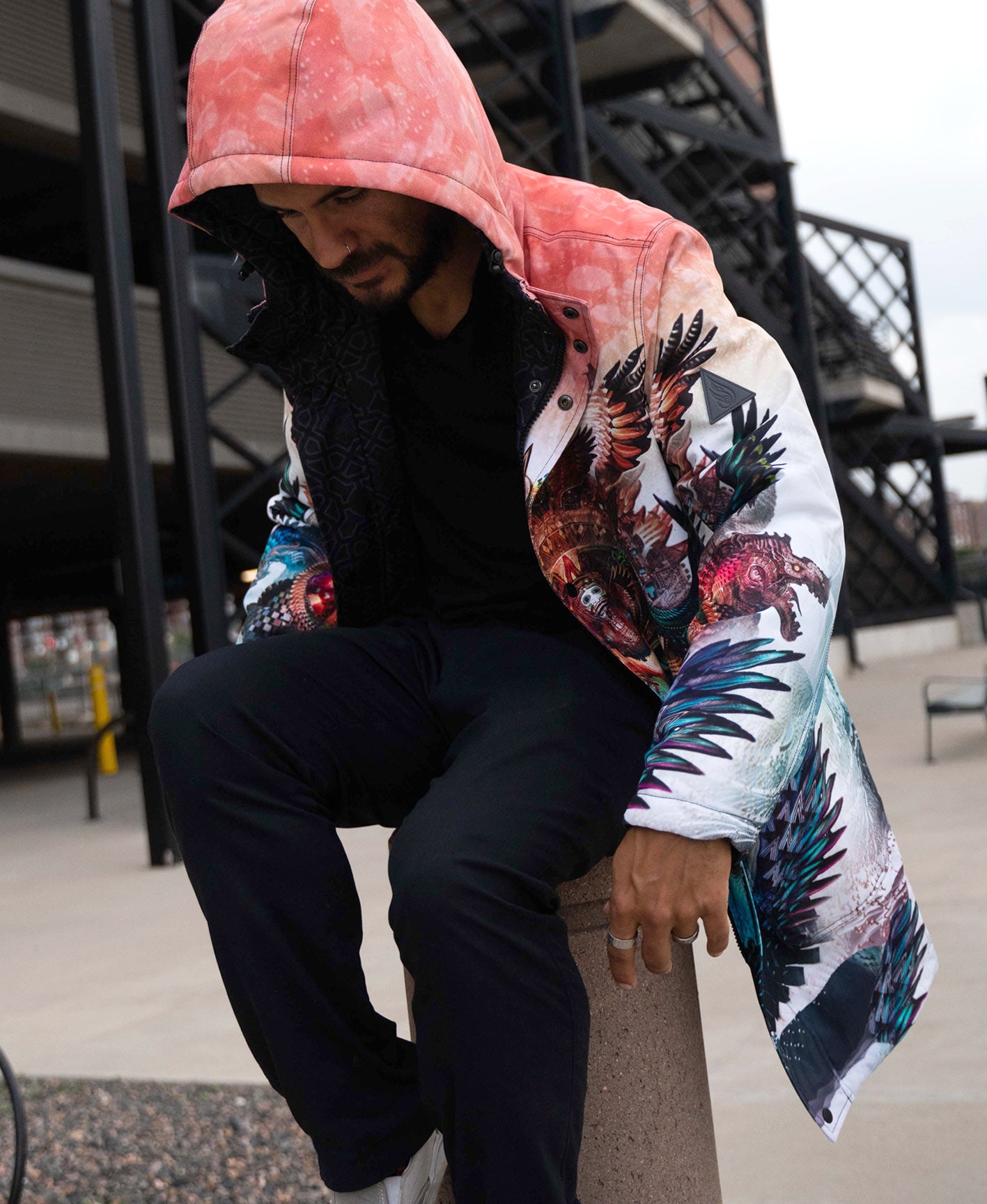 Dharma Dragon Reversible Jacket by Android Jones