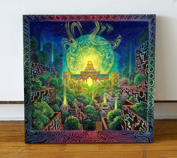 Emerald City Unstretched Canvas by Jonathan Solter