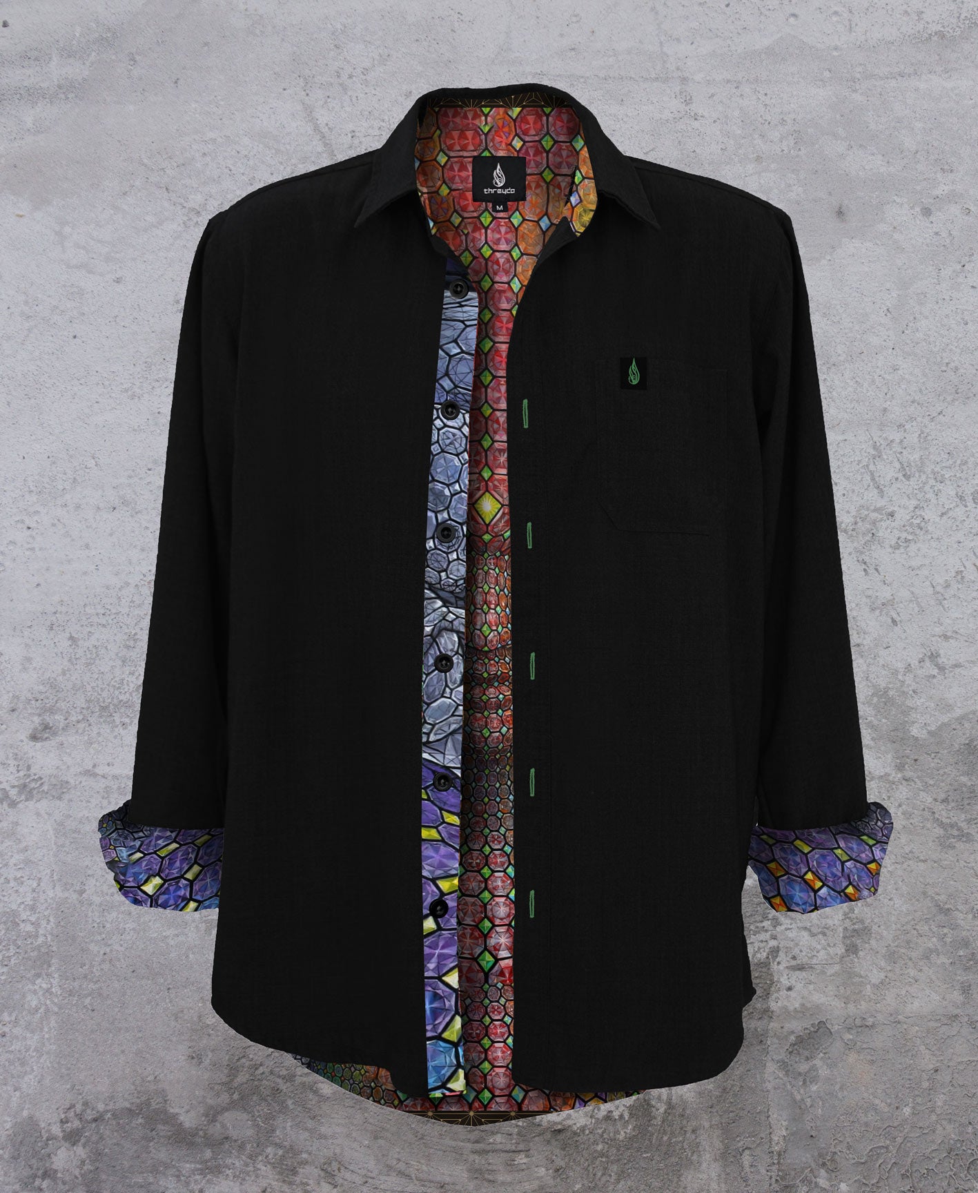 Jewel Being Lined Button Down by Alex Grey - Ships January