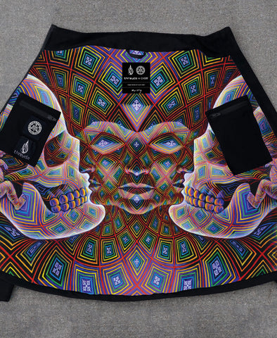 Vajra Being Funnel Neck Bomber by Alex Grey - Ships January