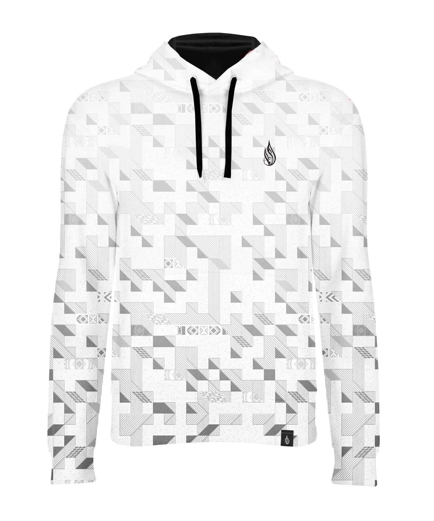 Tek Sublimation Fleece Pullover Hoodie by Threyda