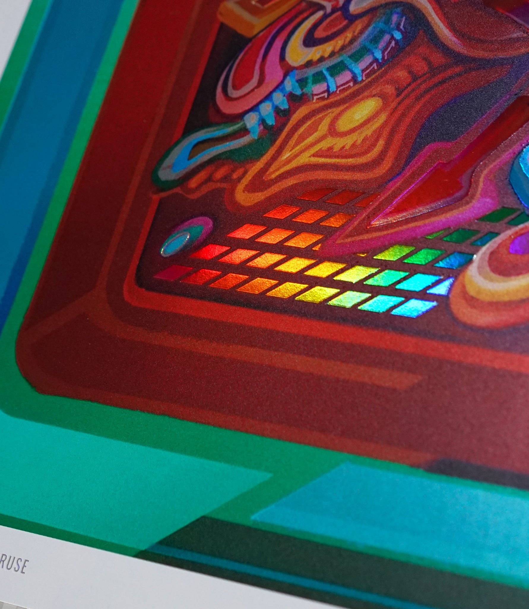 Hyperbole Embossed Holo Print by Stephen Kruse