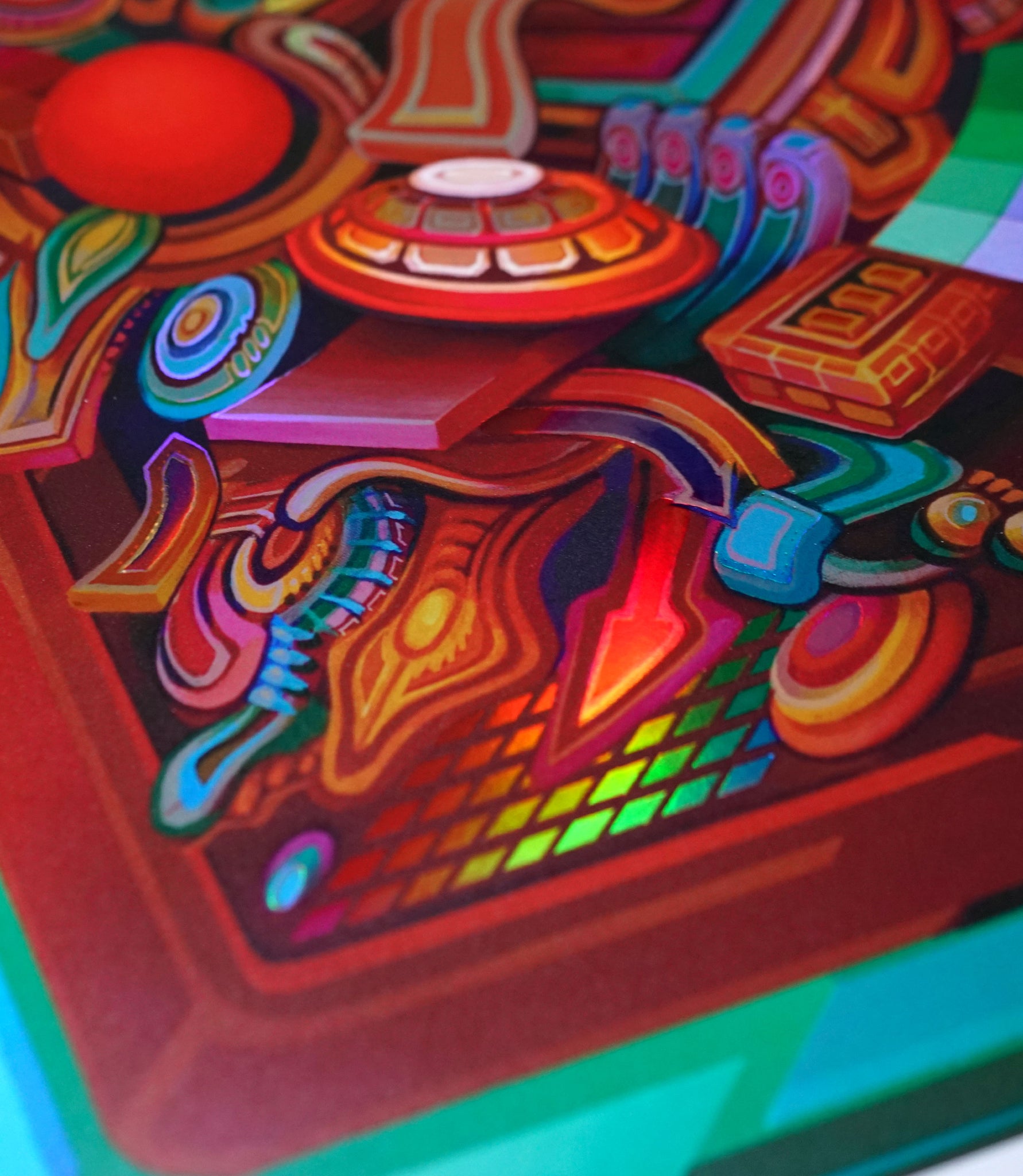 Hyperbole Embossed Holo Print by Stephen Kruse