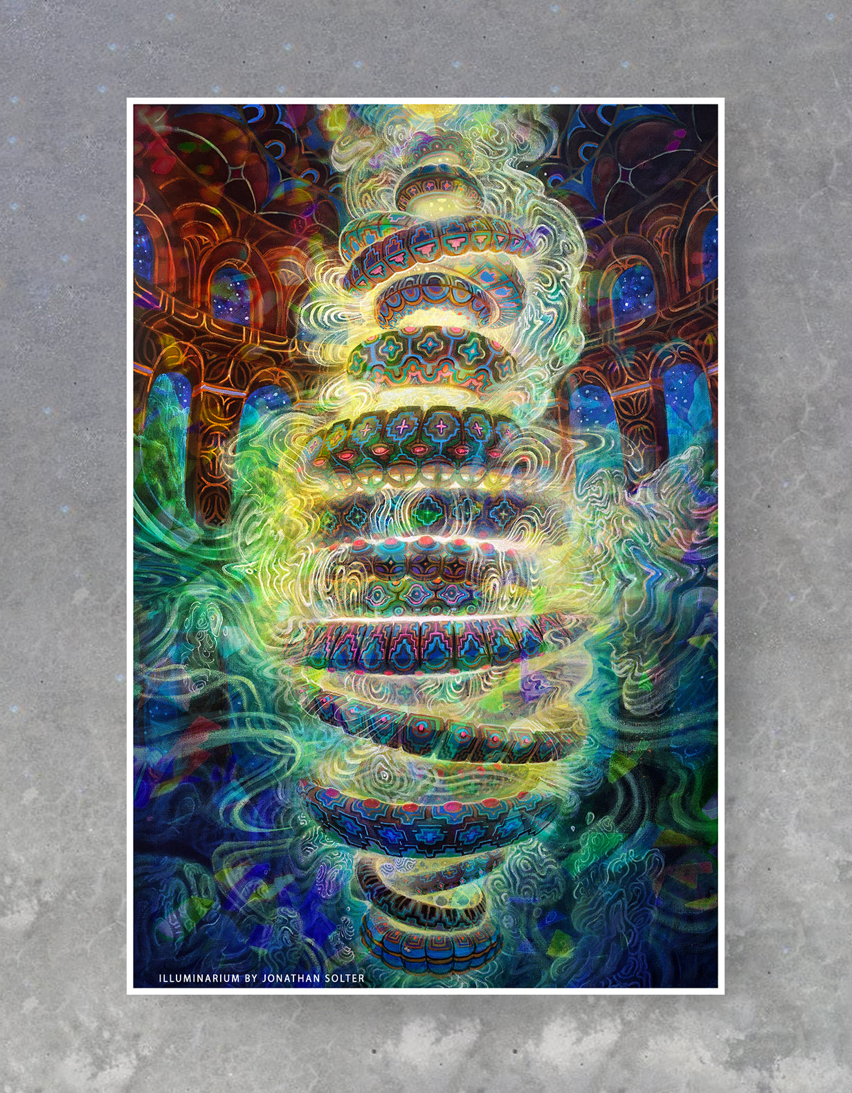 Illuminarium Foil Print by Jonathan Solter