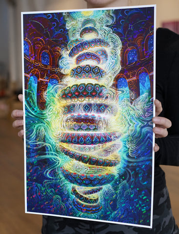 Illuminarium Foil Print by Jonathan Solter