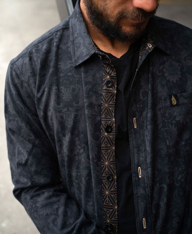 Integrity Lined Button Down Shirt by Threyda - Ships March