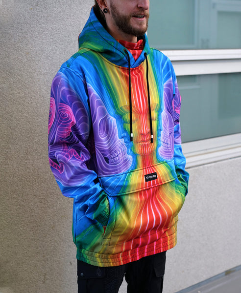 Interbeing Waterproof Pullover Jacket by Alex Grey