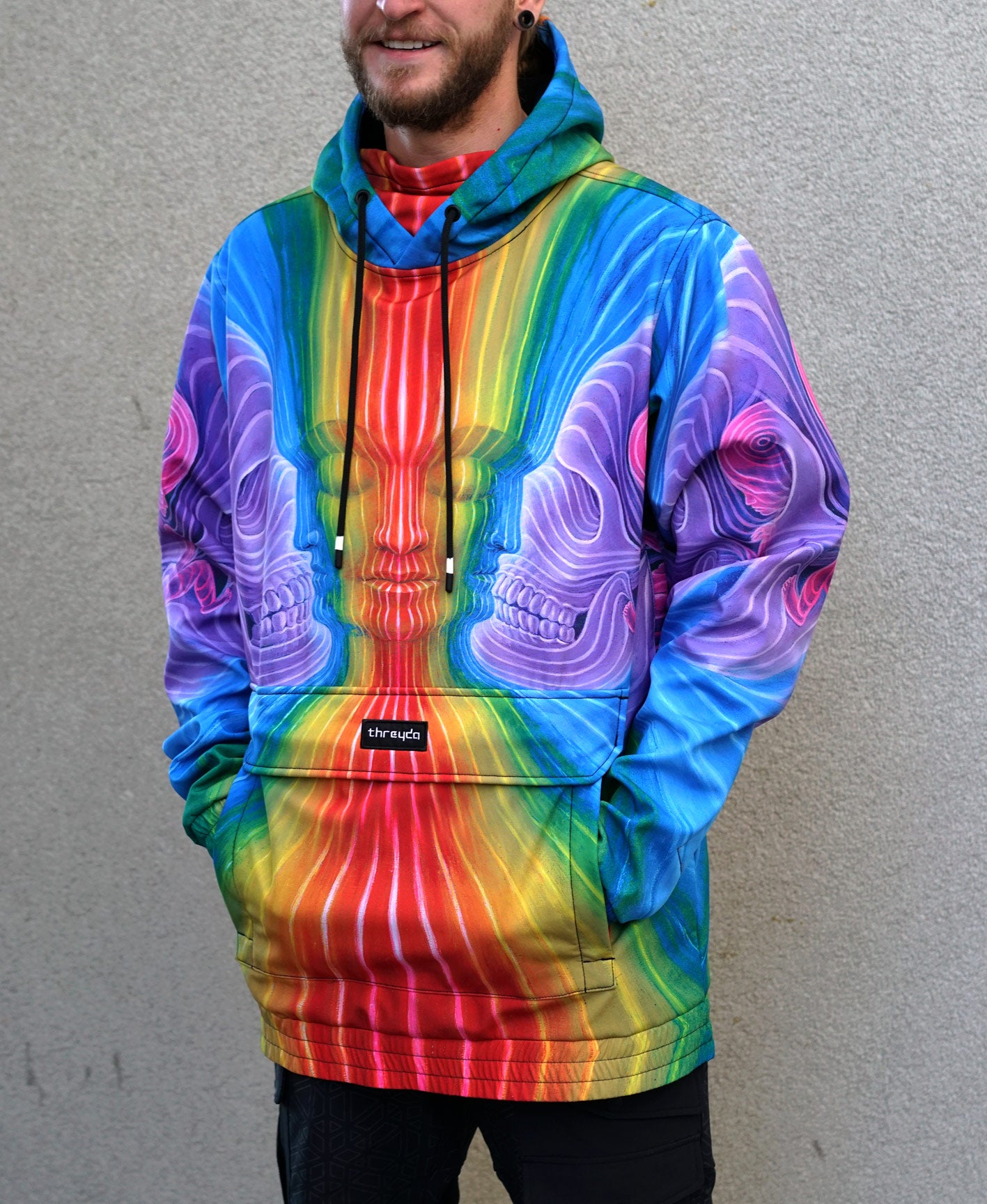 Interbeing Waterproof Pullover Jacket by Alex Grey - Ships January