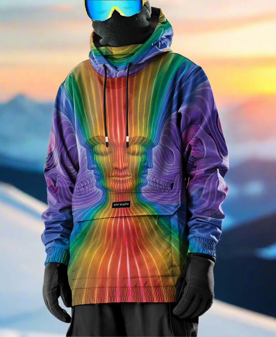 Interbeing Waterproof Pullover Jacket by Alex Grey