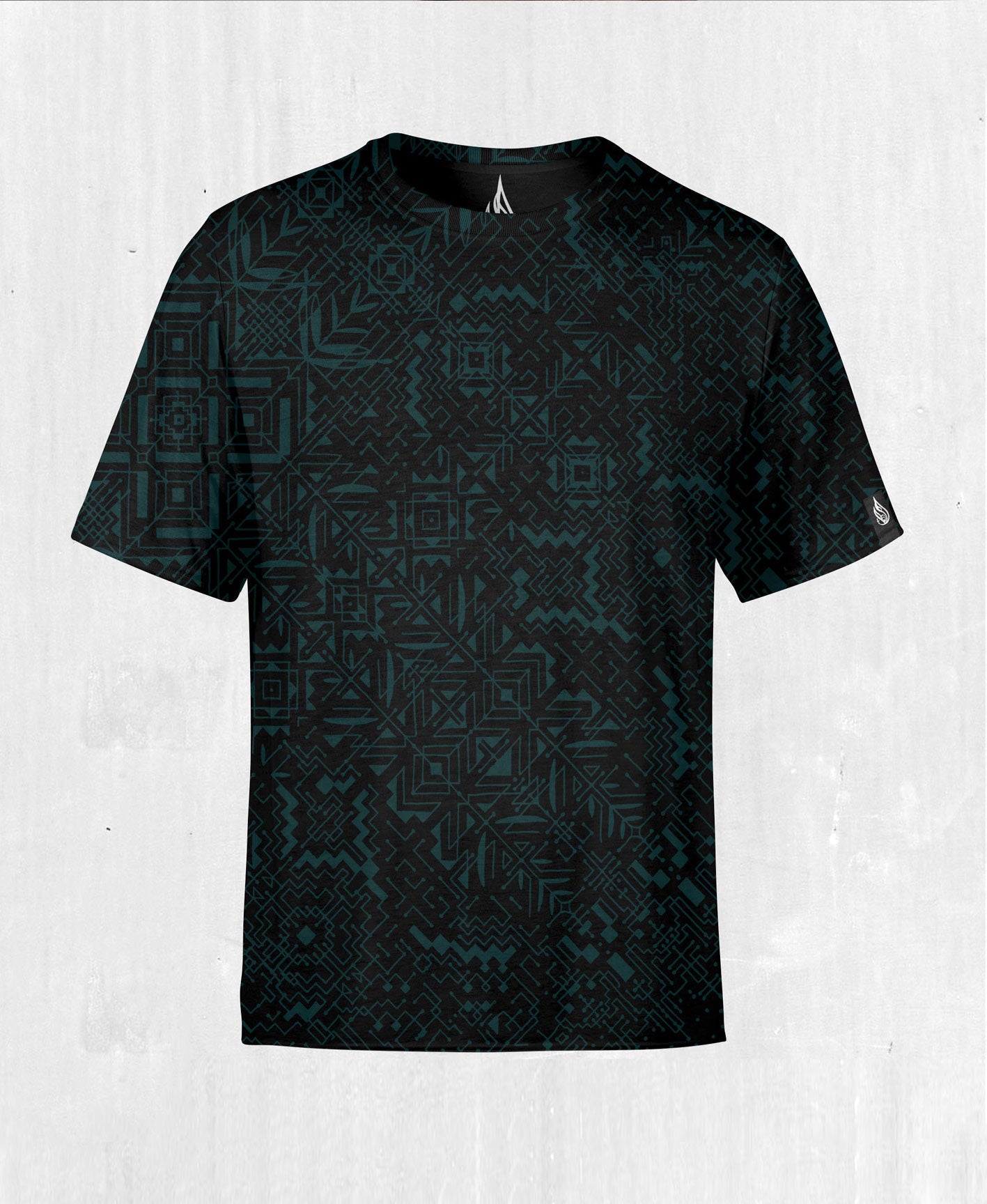 Emerald All Over Screenprint Tee by Kris Davidson - Presale Ships August