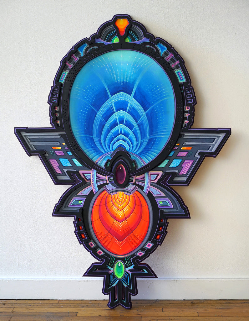 Chromatic Gateway Lasercut Frame by Seth McMahon