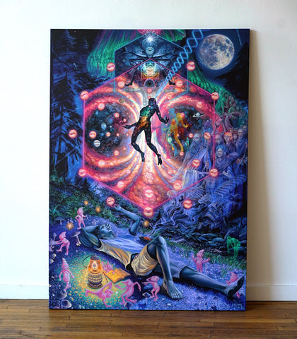 A Midsummer Night's Trip Canvas by Mear One