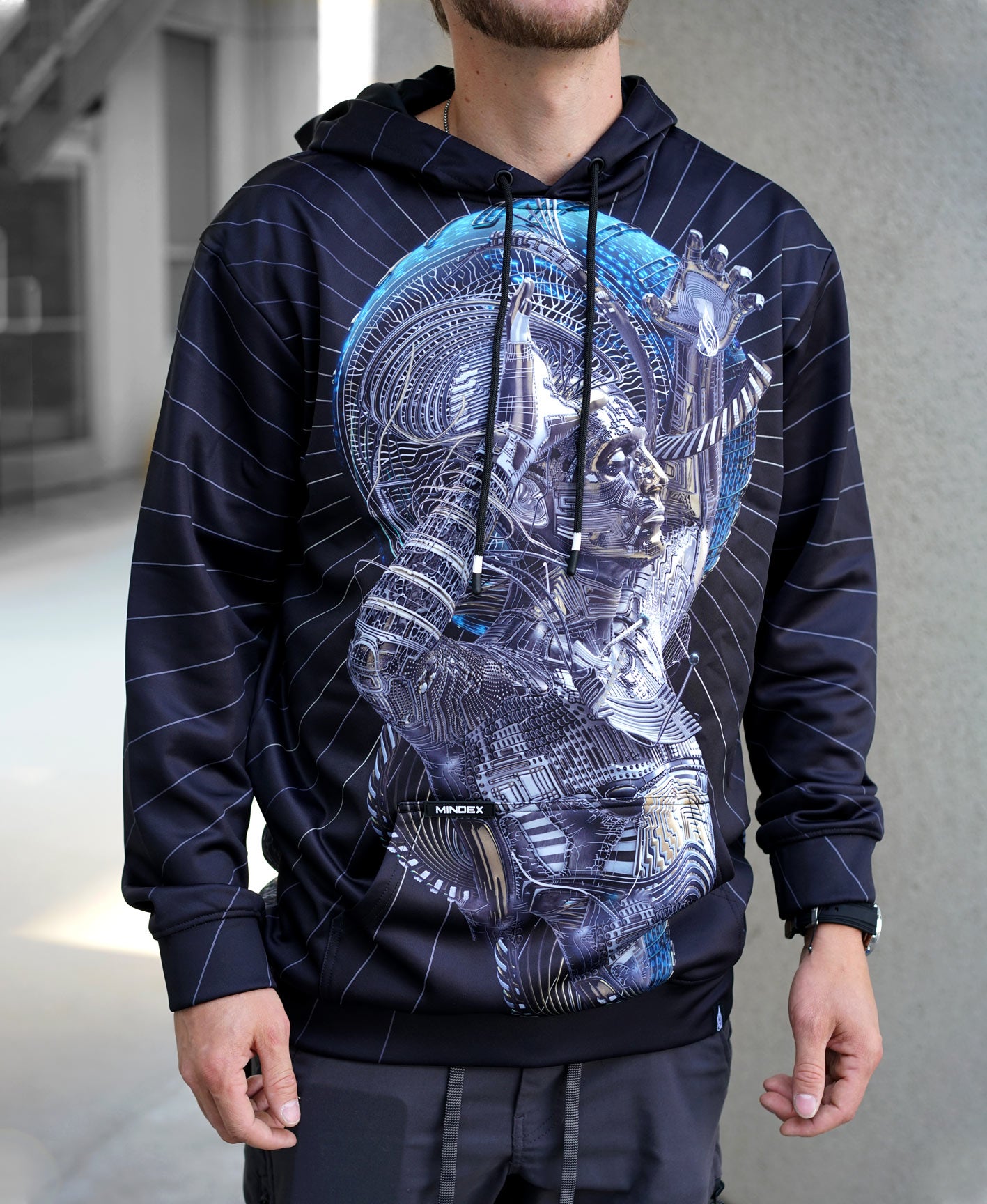 The Art of Distortion Pullover Hoodie by Mindex x Threyda