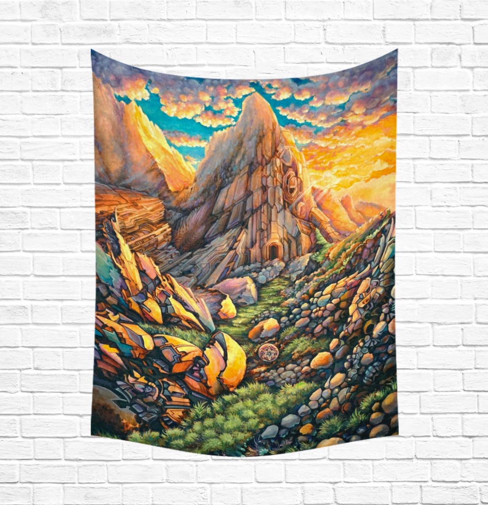 Long Road Mini Tapestry by Seth McMahon - 30x40 inches