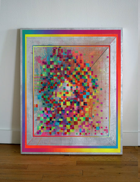 Mova Pixel Original Painting by Jake Amason