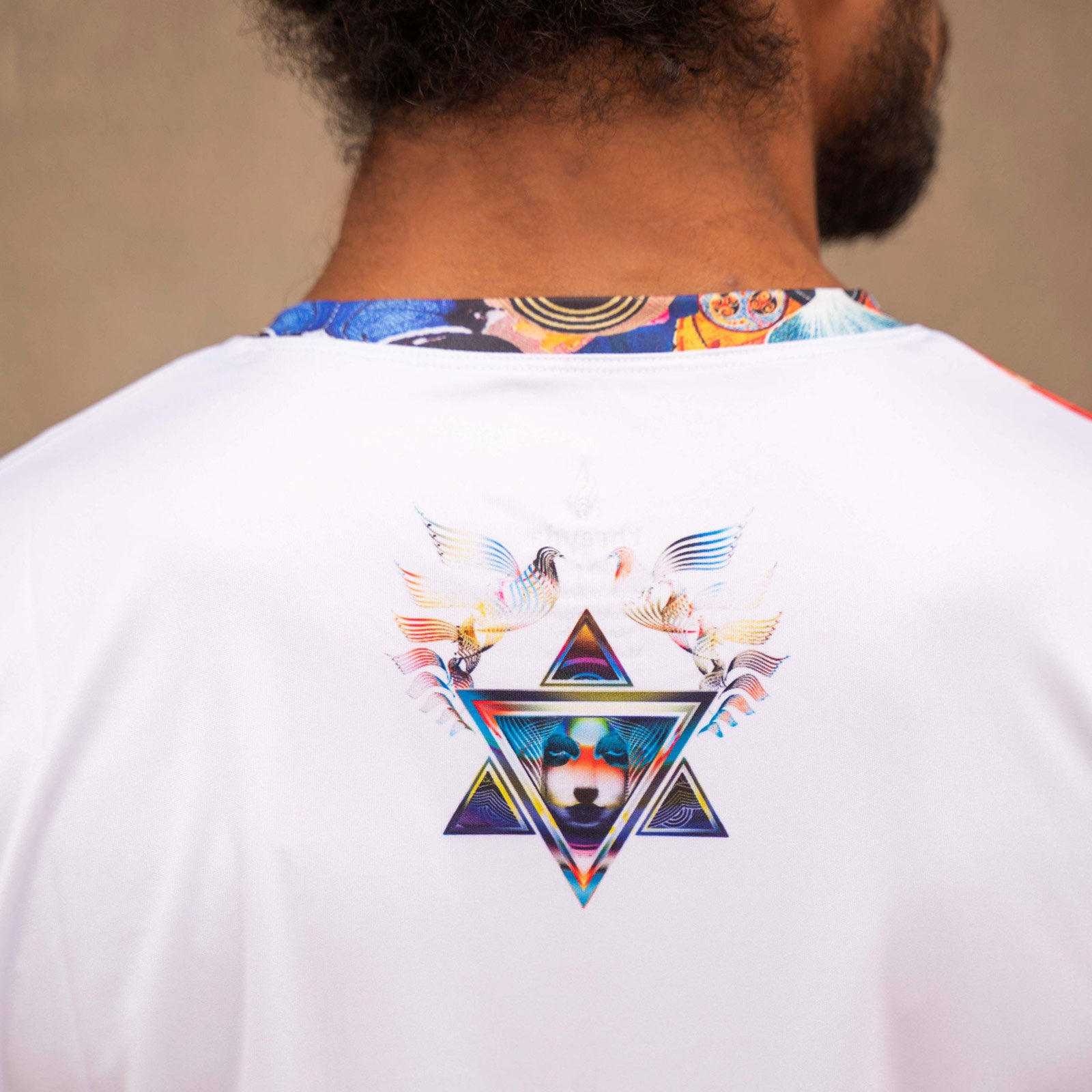 Night Rainbow Sublimation Tee by Android Jones