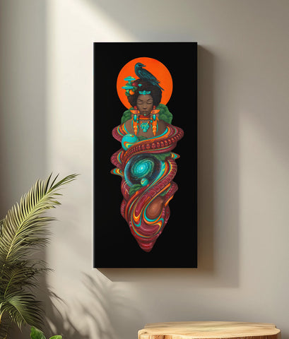 Origin Stretched Canvas by Paul Lewin