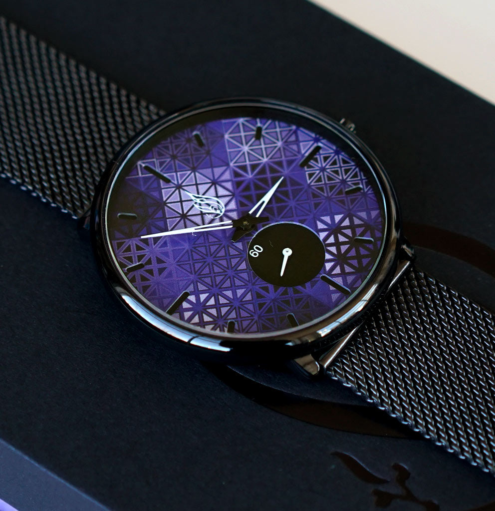 Neptune Sapphire Crystal Watch by Threyda