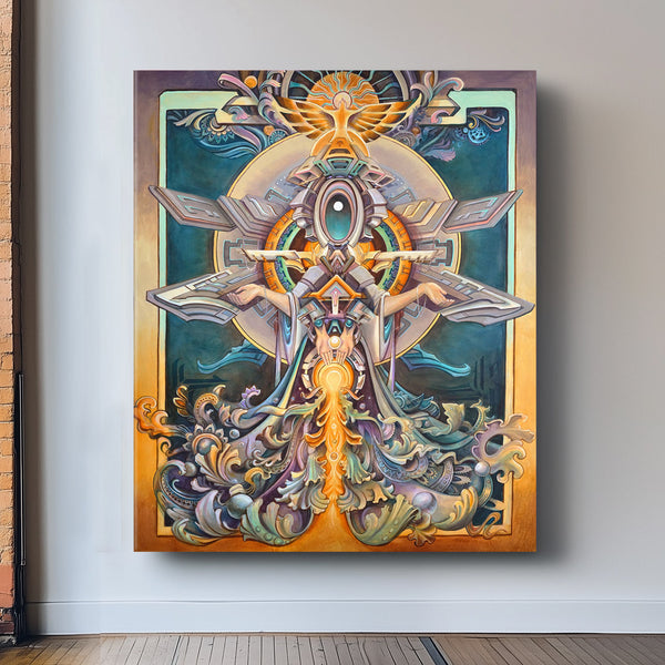 Quan Yin Stretched Canvas by Seth McMahon x Randal Roberts